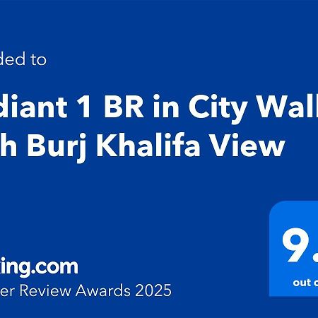 Radiant 1 Bedroom In City Walk Dubai Exterior photo